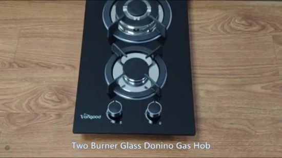 Brûleur de cuisinière à gaz de cuisine en acier inoxydable construit